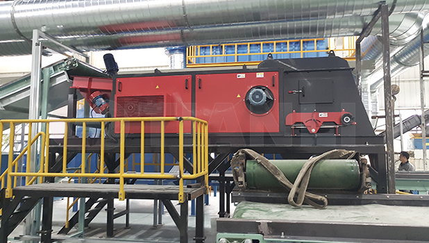 杭州廢舊冰箱線分選現(xiàn)場